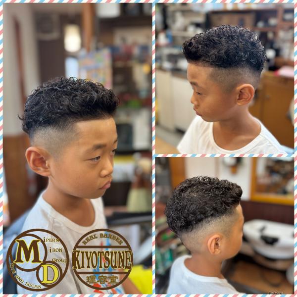 ✨キッズもカッコよくなるMD式アイロンパーマ✨