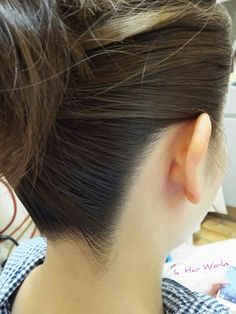 綺麗な襟足シェーブ