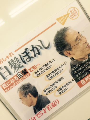 白髪ぼかし