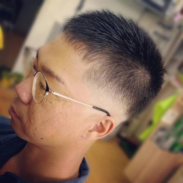 0㎜　skinfade クロップstyle