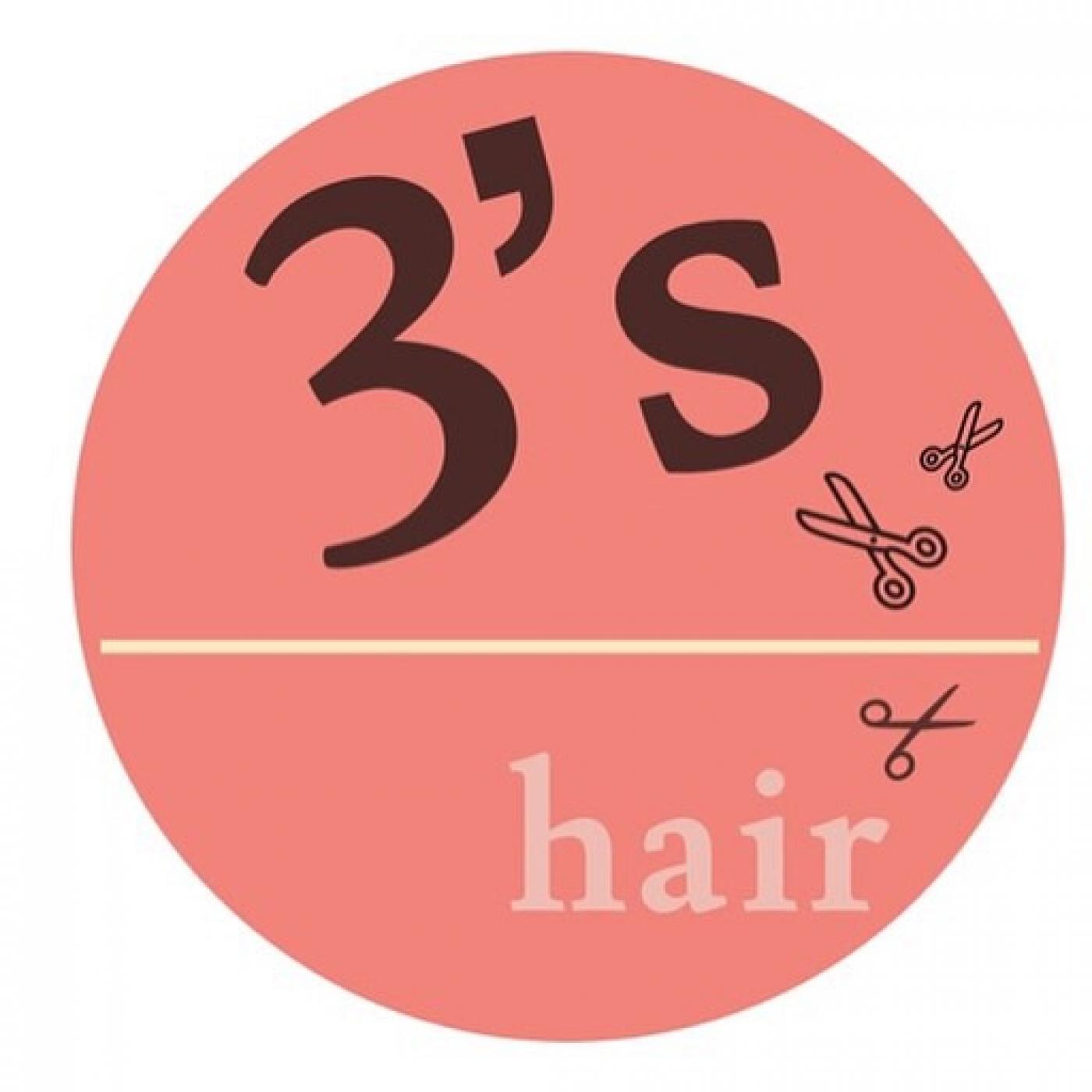 3‘s hair(あびこ駅の理容室)