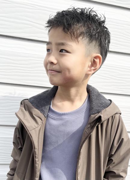 ツーブロショート