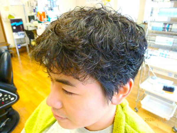 #シャドースパイラルパーマ