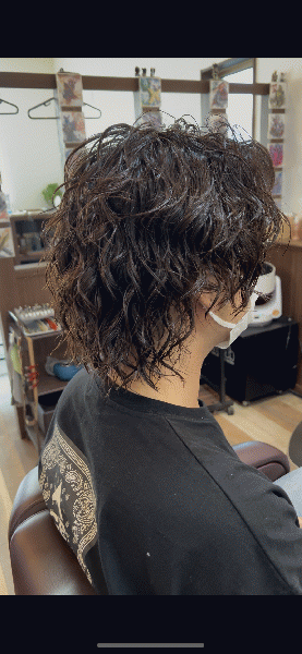 スパイラルパーマ