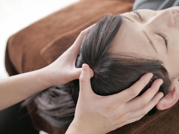 大人気の安眠ヘッドマッサージ