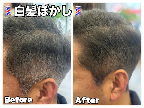 白髪ぼかし