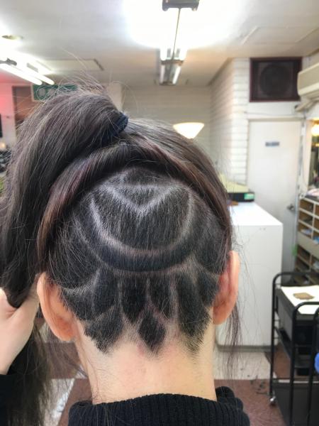 ラインアート、バリアート、ヘアータトゥー