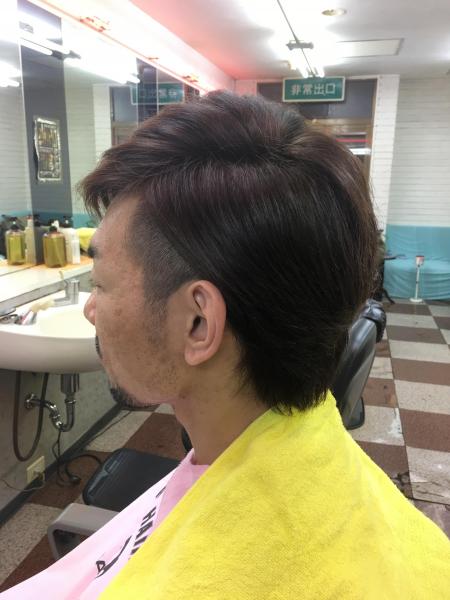 髪を伸ばしてる途中のお客様