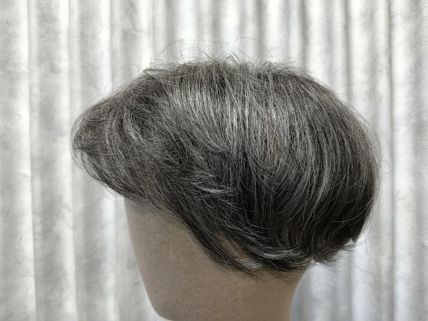 白髪40%のカツラです。