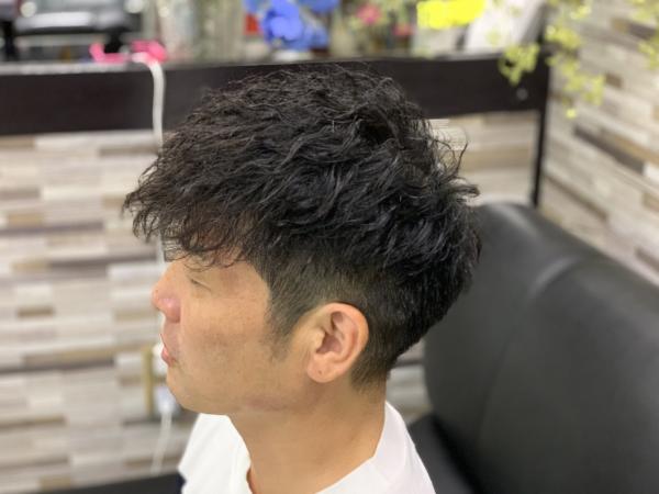 ツイストスパイラル+ツーブロック