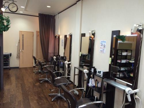 hair salon Egg egg　嵐山店　店内