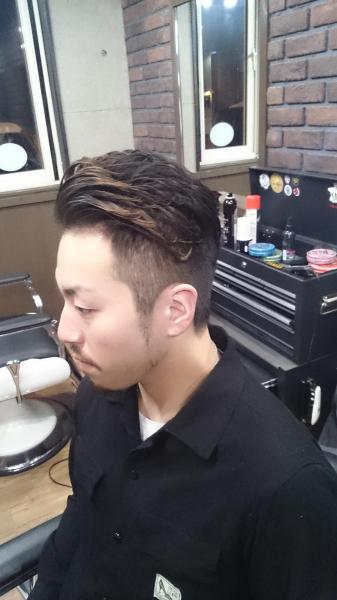 fade cut ツーブロック