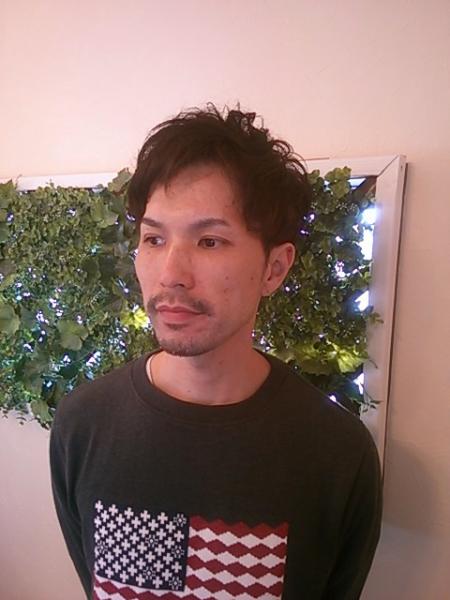 大人男性のニュアンスパーマスタイル