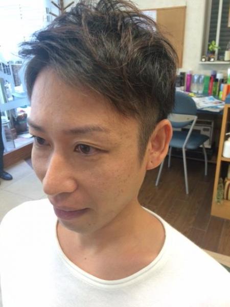 2block　natural　cut　(男前)