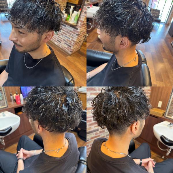 スパイラルパーマ