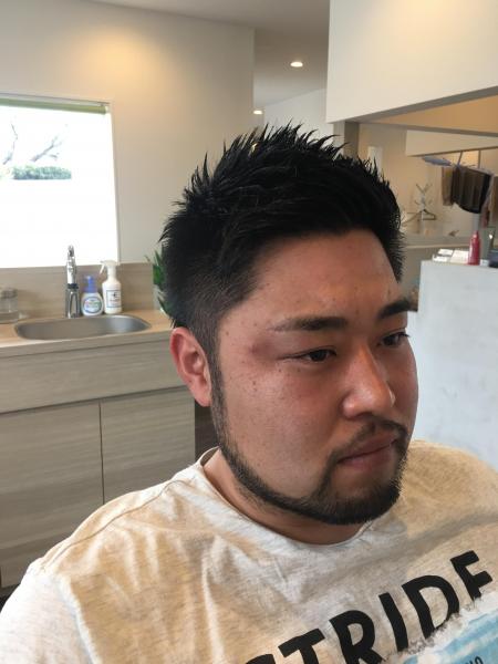 カット　シャンプー　顔そり込