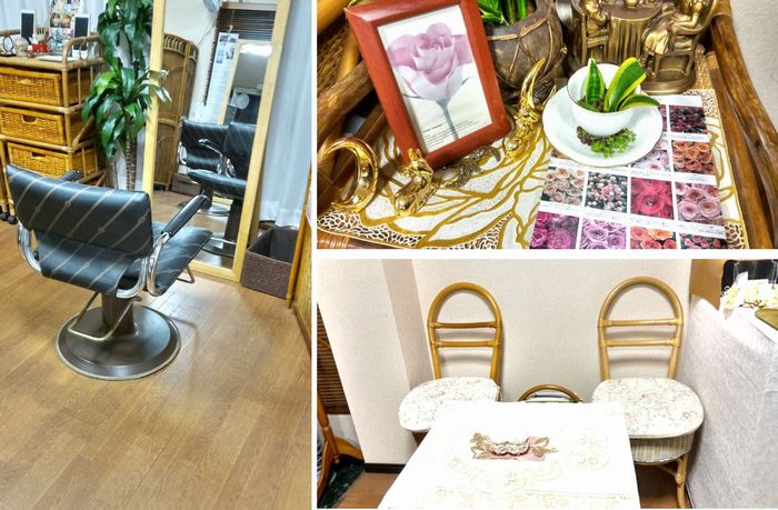 ローズパープルカット&カラー美容室&訪問出張美容室(西武柳沢駅のカット＆カラー)