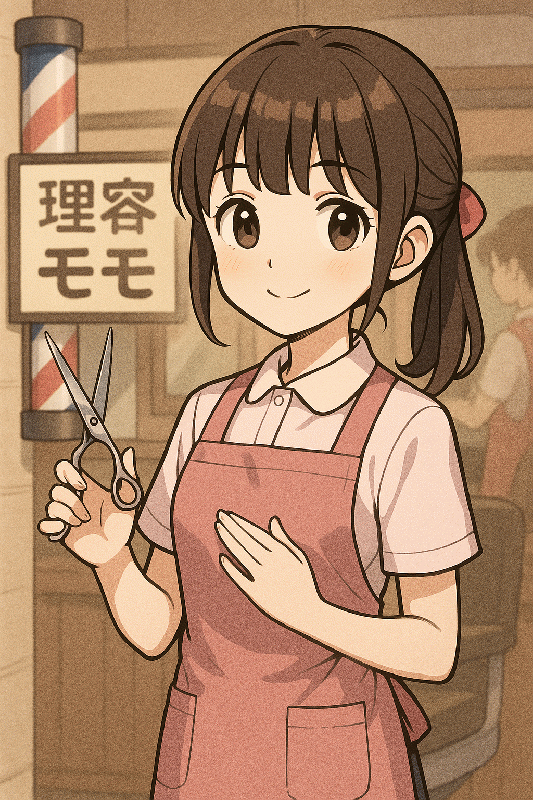 ヘアーカットモモ(一ノ割駅の理容室)