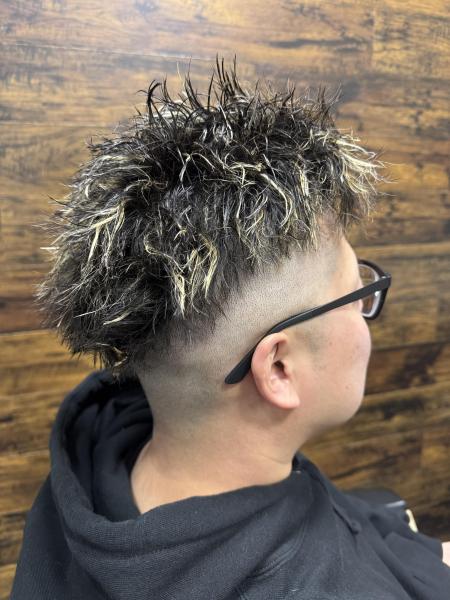 仏陀パーマ&ハイライト