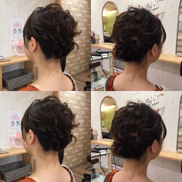 ボブでもヘアアレンジ