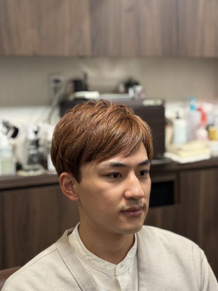 メンズカット&カラー(顔そり、デザイン眉込み)