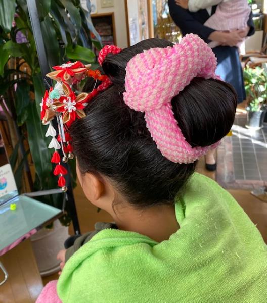 7歳、新日本髪