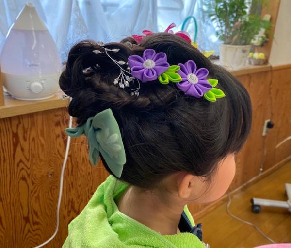 7歳児・七五三ヘアー