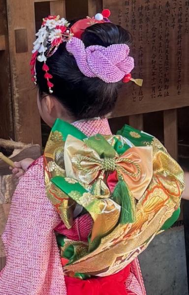 7歳児のお祝いヘアー