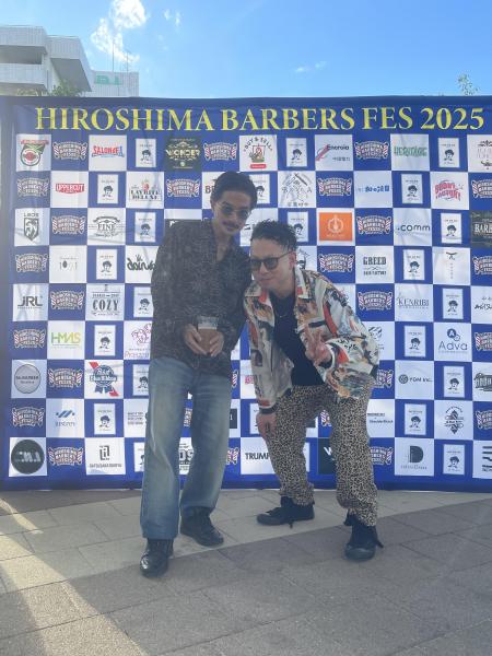 "MR.Brothers Cut Club"Tomo Nishimori氏と。