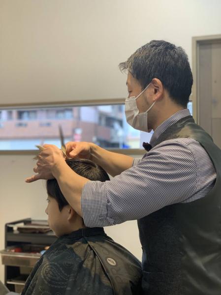 施術中