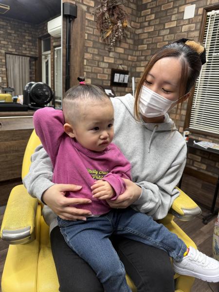 キッズカット　赤ちゃん筆