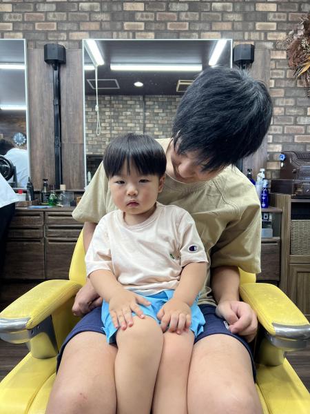 赤ちゃん筆　ファーストカット　キッズカット