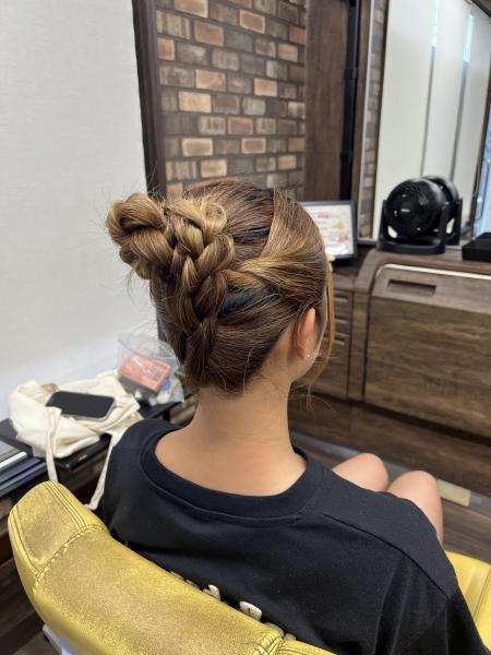 ヘアアップ