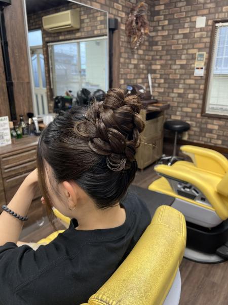 ヘアアップ