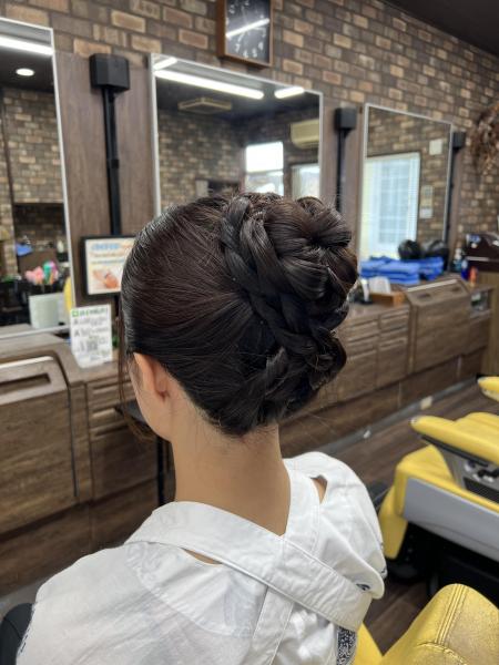 ヘアアップ