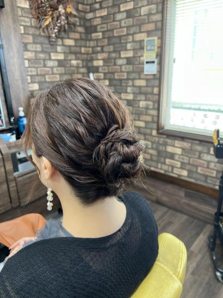 ヘアアップ