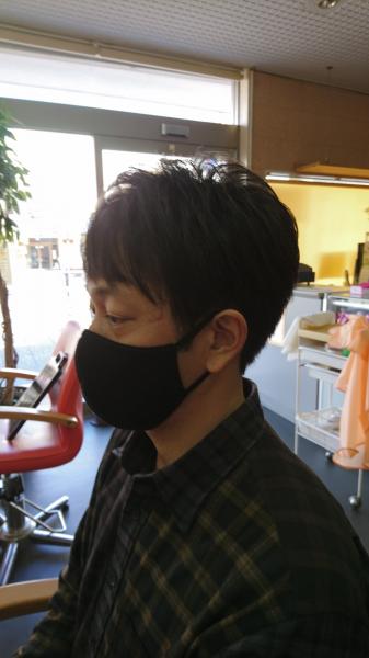 ツーブロックショート