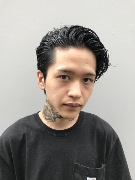 ワイルドアップバング・ショートスタイル