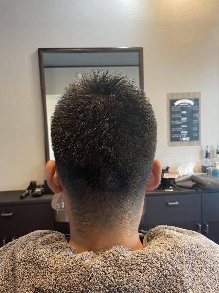 5.6ミリ刈り上げ