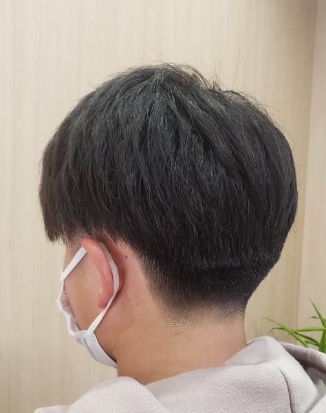 【黒髪センターパート✂️】