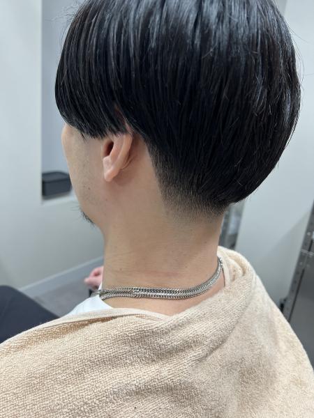 ツーブロック×テーパーフェード
