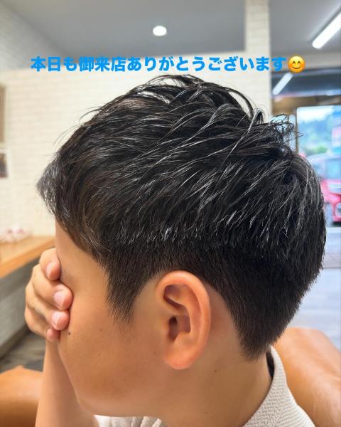 キッズカット(男の子)ツーブロックショート