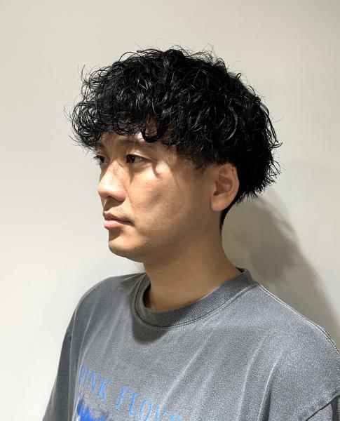 波巻スパイラルメンズマッシュ
