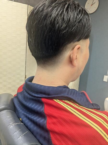 ツーブロックスキンフェード