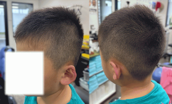 小学生ソフトモヒカン