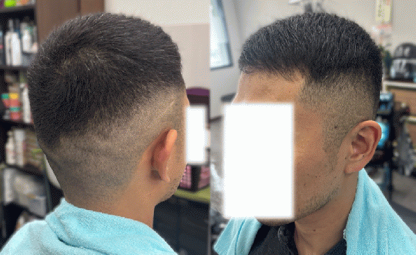 1.1mmボウズ系フェード