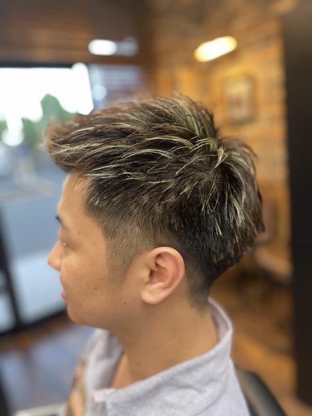 ベリーショートアップバング